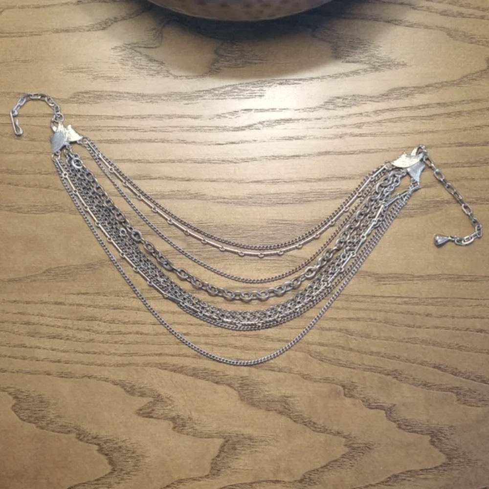 *Relisted* Multi String Choker Style Vintage Necklace - Picture 11 of 12